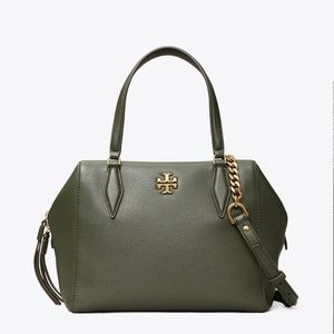 NWT Tory Burch Kira Pebbled Satchel